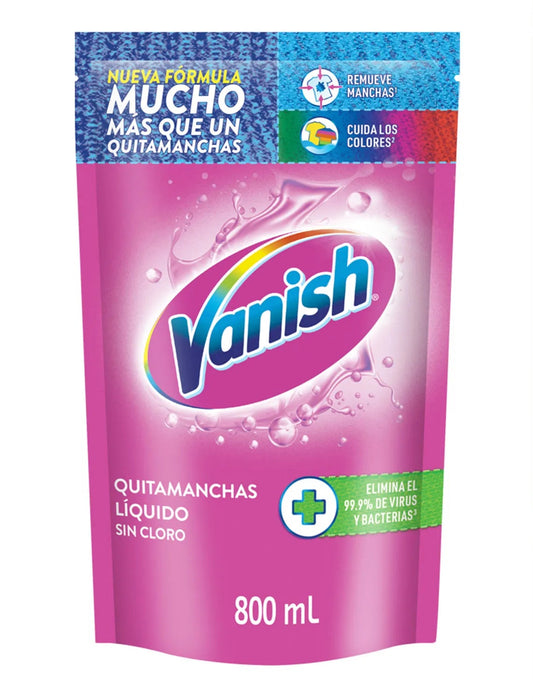 Quitamanchas Vanish Rosa 800 ML
