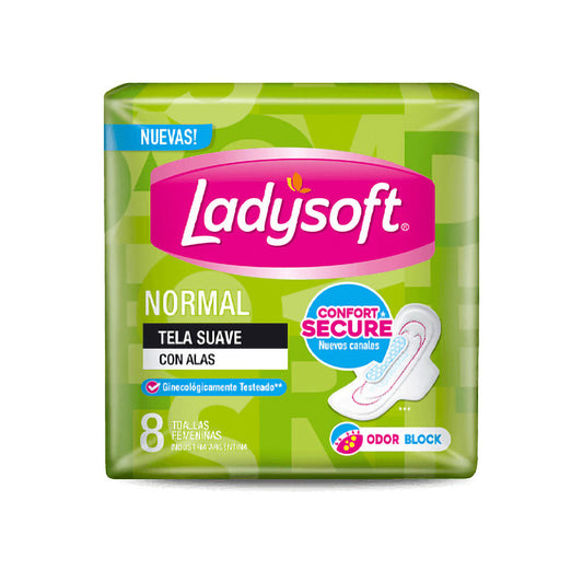 Toallas Higienicos Ladysoft Normal (8 unidades)