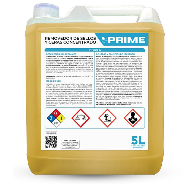 Removedor de Ceras Prime 5 LT