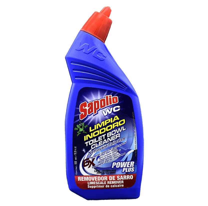 Limpia Inodoro Sapolio WC Power Plus 500ml